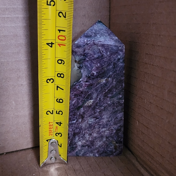 Stunning Charoite Tower - Unique Healing Crystal - Picture 3 of 3
